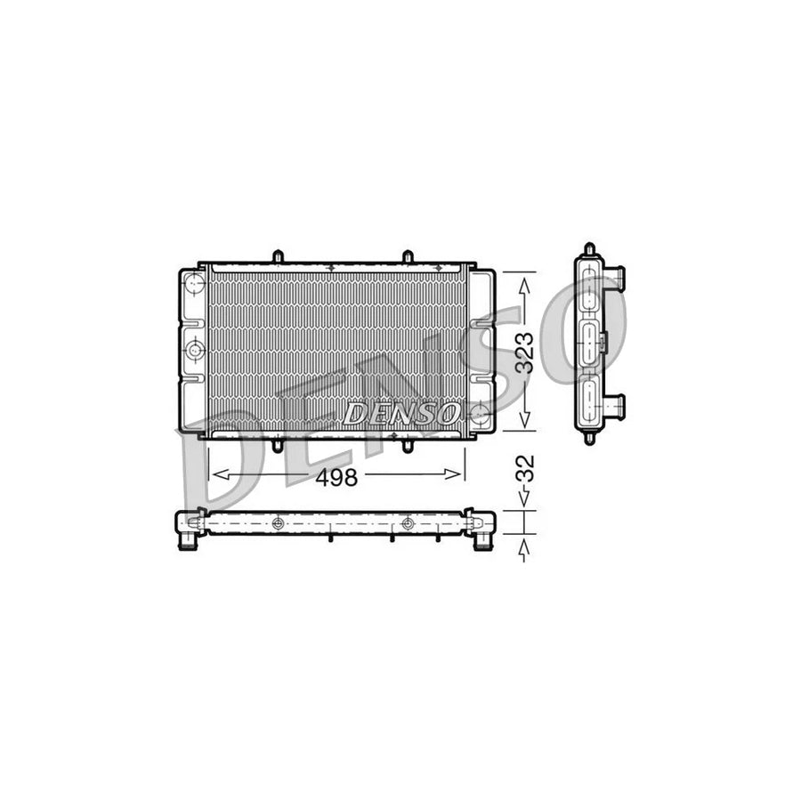 Denso DRM24010 Drm24010 Engine Radiator For Rover 200 Saloon (Xh) | ML Performance UK