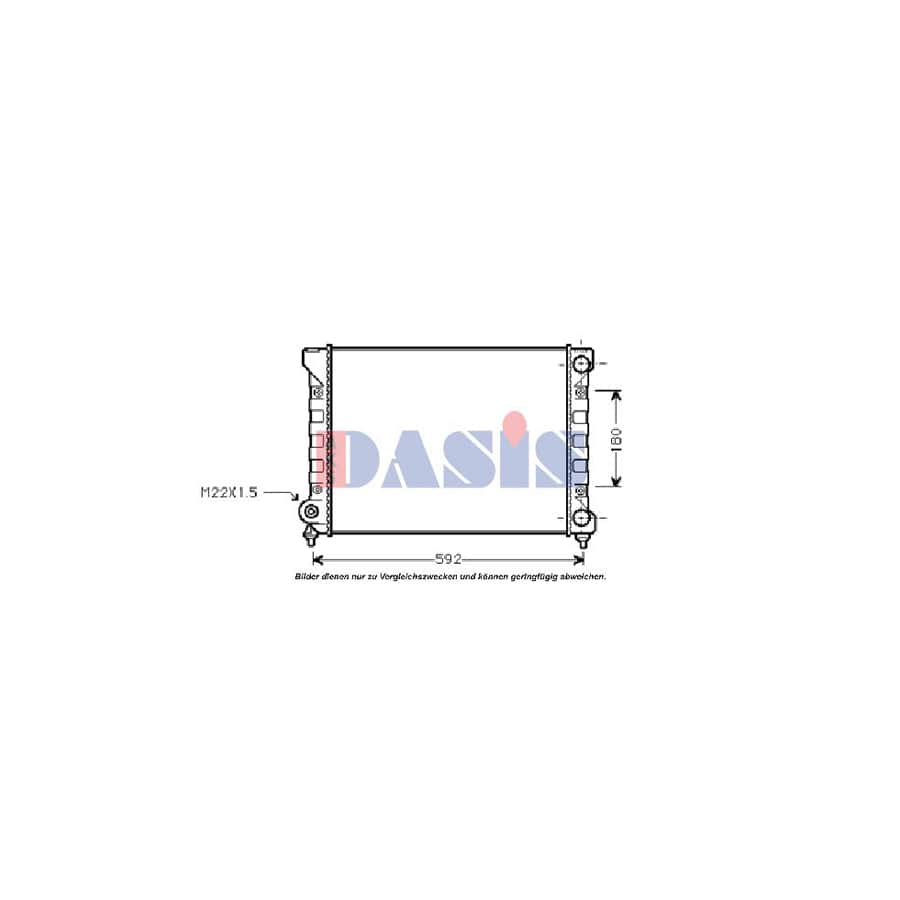 AKS Dasis 040041N Engine Radiator | ML Performance UK