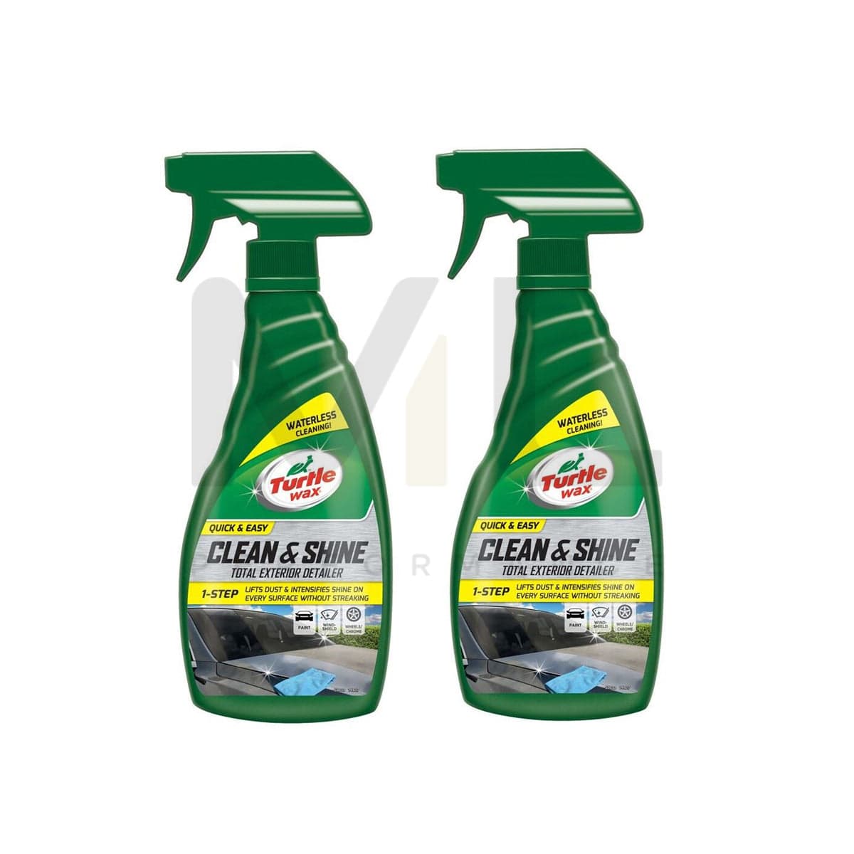 Turtle Wax Quick Easy Waterless Car Wash 2 X 500 Ml