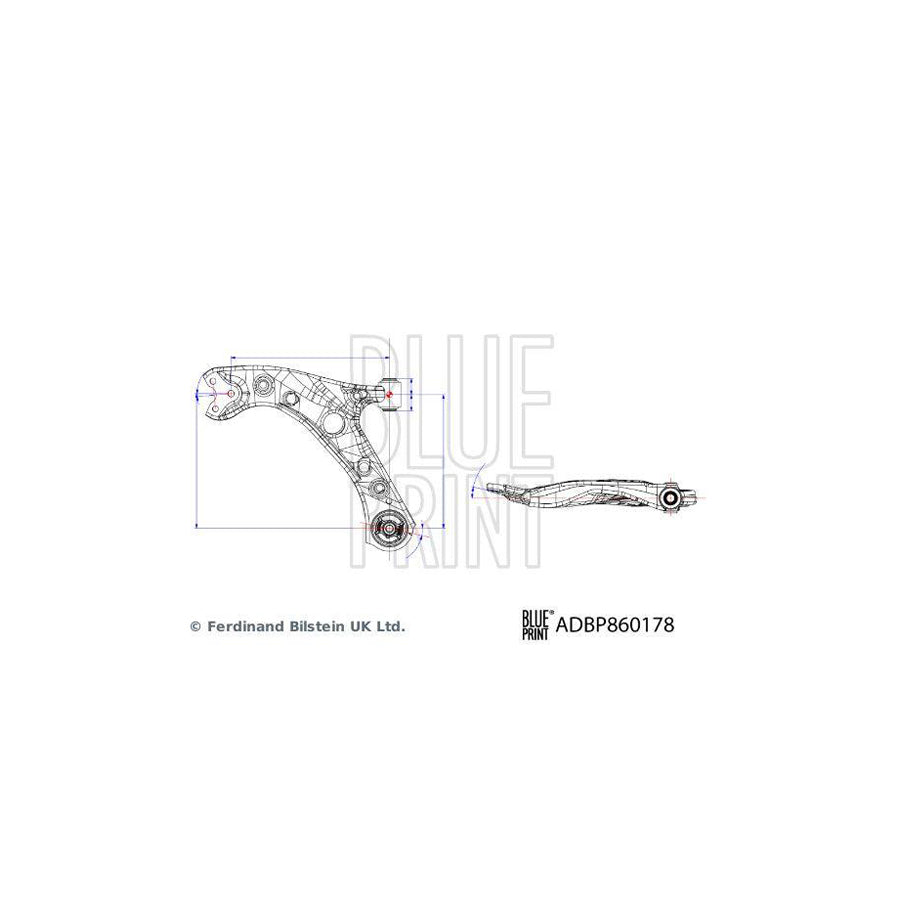 Blue Print ADBP860178 Suspension Arm For Toyota Corolla