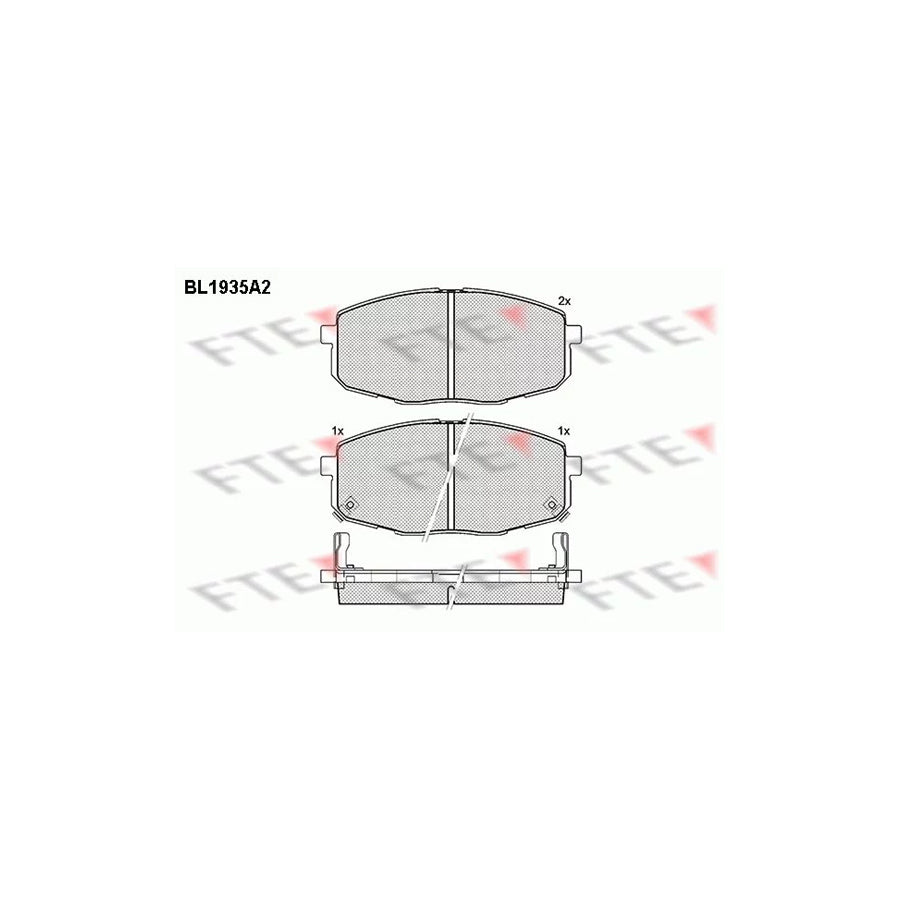 Fte 9010525 Brake Pad Set | ML Performance UK Car Parts