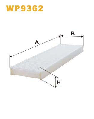 WIX Filters WP9362 Pollen Filter