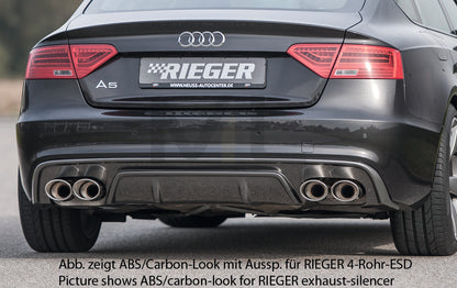 Rieger 00088042 Audi B8 B81 S5 Rear Diffuser 1 | ML Performance UK Car Parts