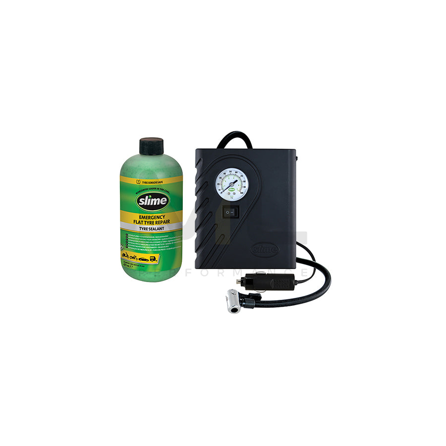 Slime 50050 Emergency tyre repair kit Inflate time: 8min, Repair time: 15 min, 473ml | ML Performance Car Parts