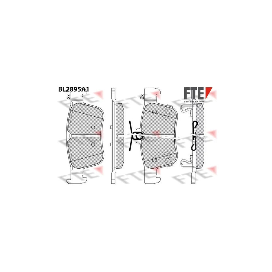 Fte BL2895A1 Brake Pad Set For Honda Civic | ML Performance UK Car Parts