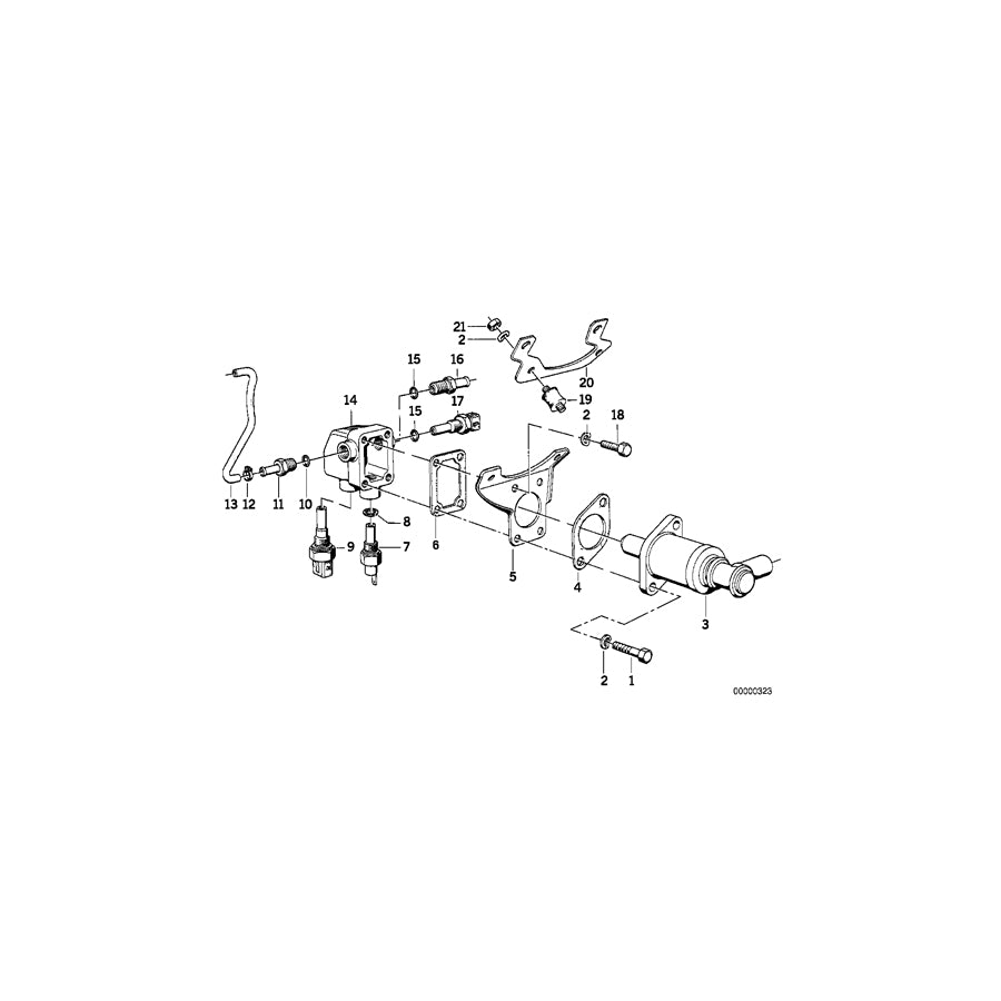 Genuine BMW 11531277684 E24 E23 E12 Housing (Inc. 732i, 733i & 633CSi) | ML Performance UK Car Parts