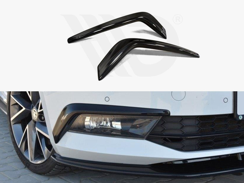 Maxton Design SK-SU-3-FV1T Frames for Lights Skoda Superb III Fits | ML Performance UK Car Parts