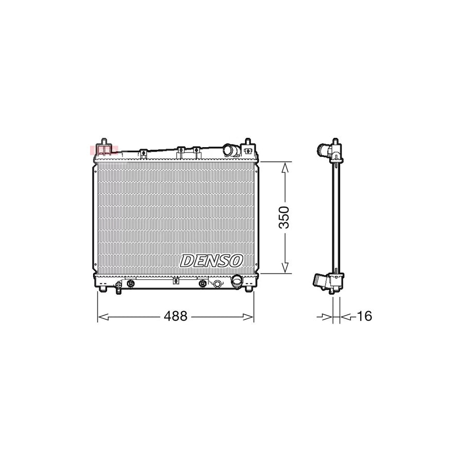 Denso DRM50080 Drm50080 Engine Radiator For Toyota Yaris | ML Performance UK