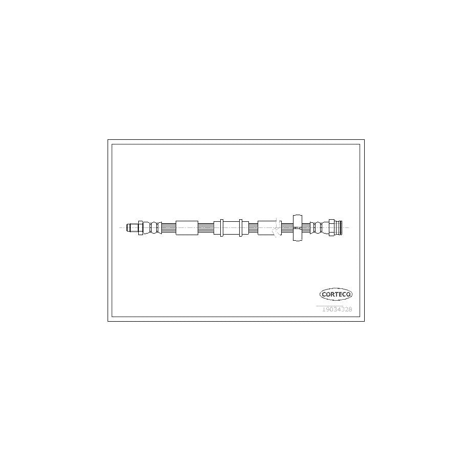 Corteco 19034328 Brake Hose | ML Performance UK