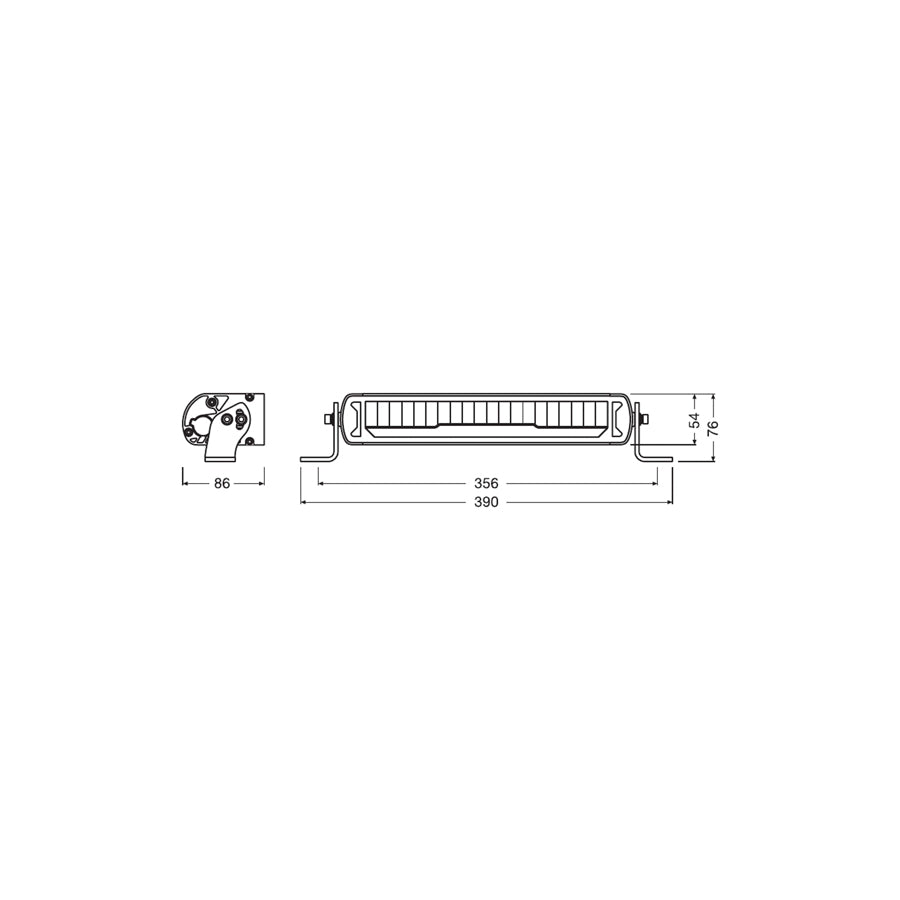 OSRAM  Ledriving Driving Lights Multifunctional Series Leddl110 Cb Spotlight