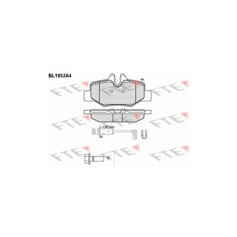 Fte BL1952A4 Brake Pad Set | ML Performance UK Car Parts