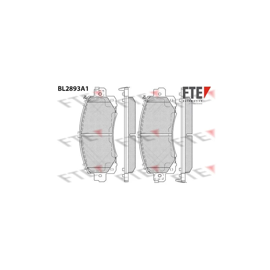 Fte BL2893A1 Brake Pad Set | ML Performance UK Car Parts