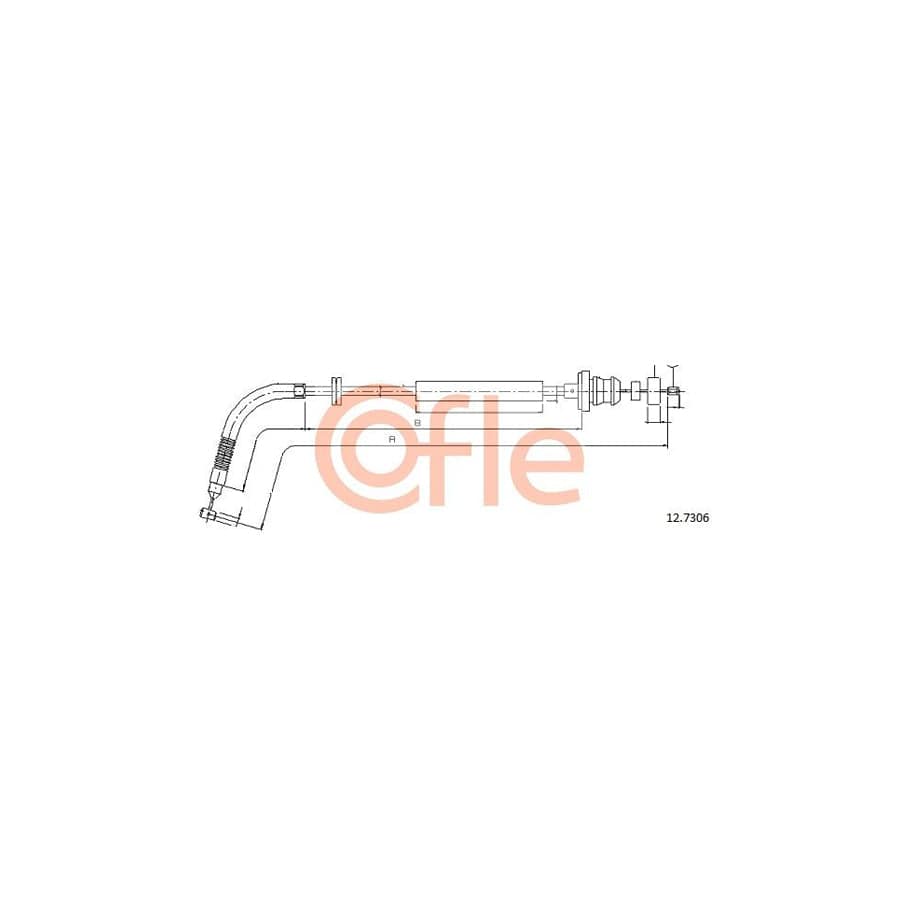 COFLE 12.7306 Throttle Cable | ML Performance UK Car Parts