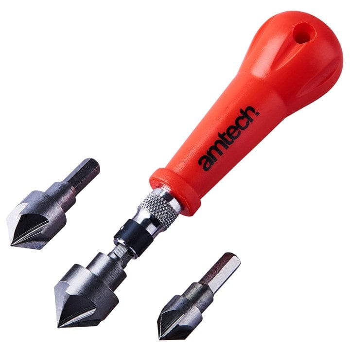 Amtech 3pcs. Countersink Set | ML Performance DIY & Power Tools