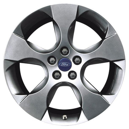 GENUINE FORD 2260876 GALAXY & S-MAX ALLOY WHEEL 18" 5-SPOKE DESIGN, MYSTIQUE SILVER | ML Performance UK