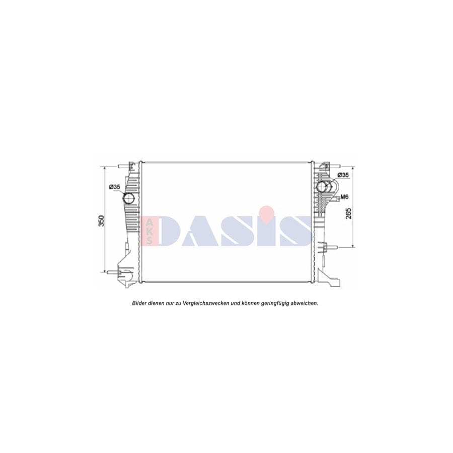 AKS Dasis 180103N Engine Radiator For Renault Megane | ML Performance UK