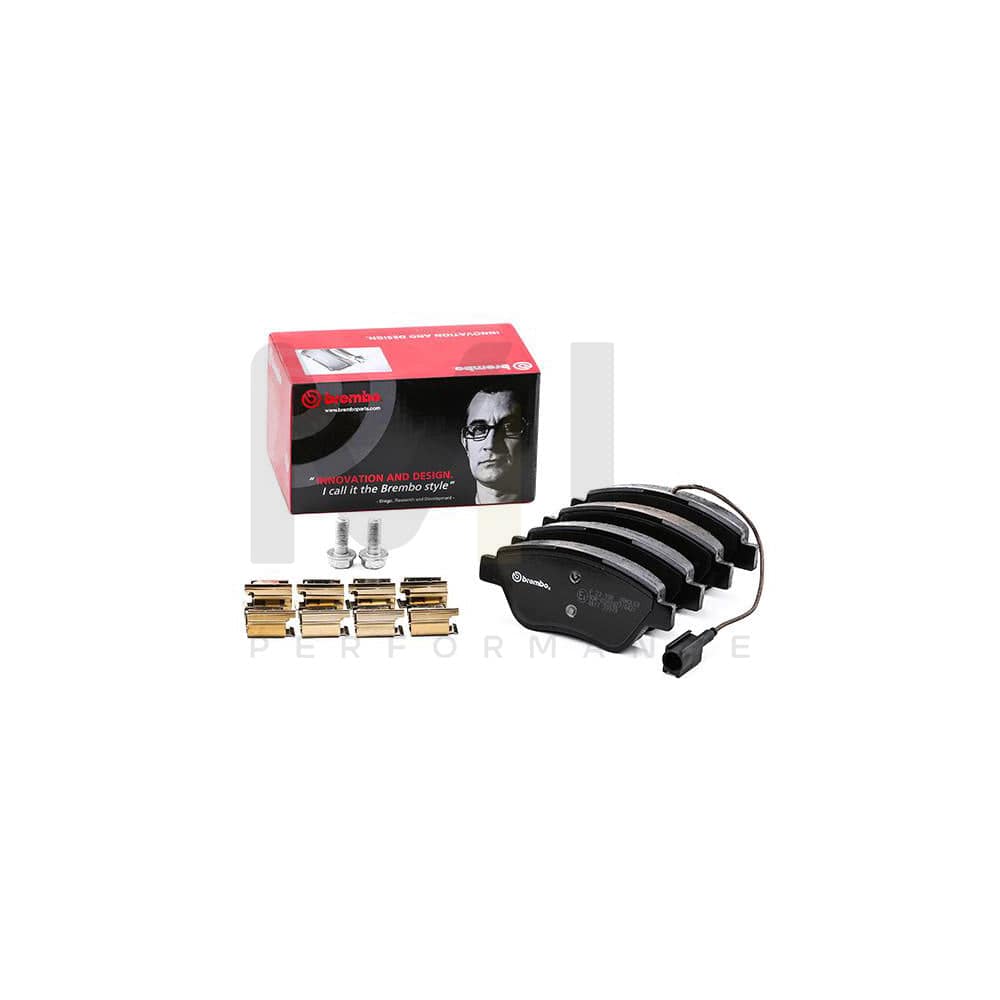 Brembo P 23 108 Brake Pad Set With Brake Caliper Screws | ML Performance Car Parts