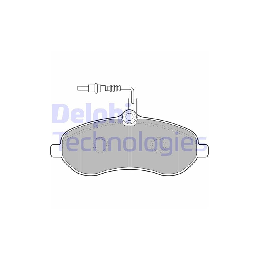 Delphi Lp1995 Brake Pad Set