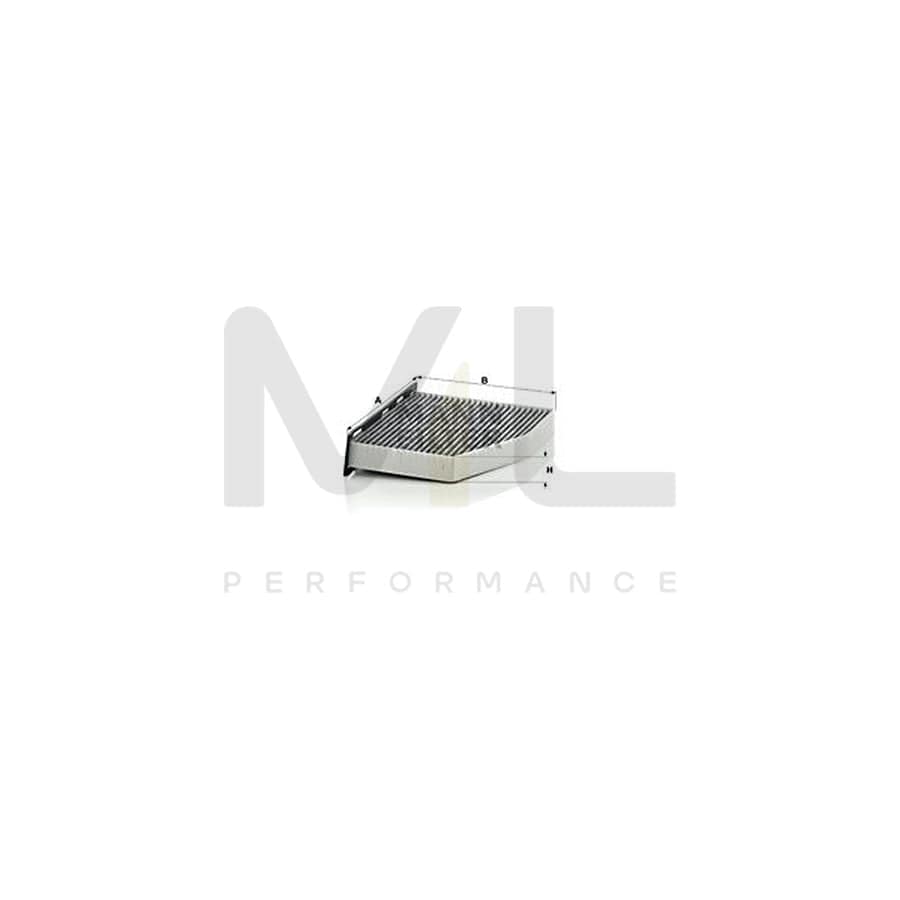 MANN-FILTER CUK 2939/1 Pollen filter Activated Carbon Filter | ML Performance Car Parts