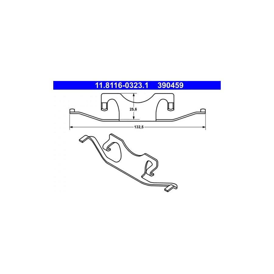 ATE 11.8116-0323.1 Spring, Brake Caliper