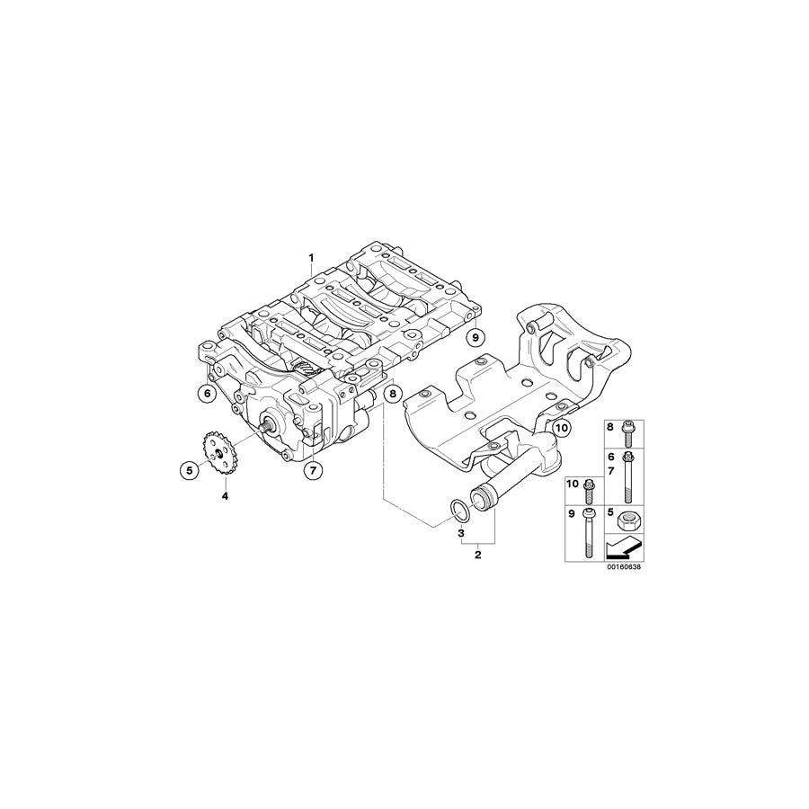 Genuine BMW 11277564234 E60 E61 Suction Pipe (Inc. 520i) | ML Performance UK Car Parts