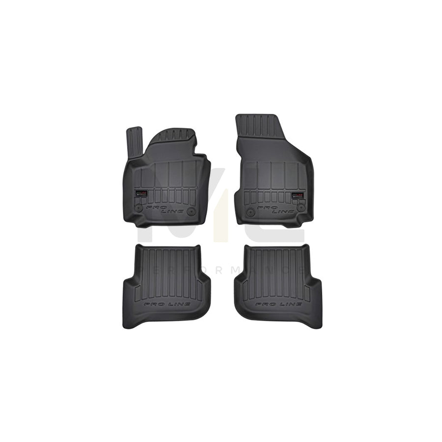 FROGUM 3D407244 Floor mat set for SEAT Altea (5P1) Elastomer, Front and Rear, Quantity: 4, Black | ML Performance Car Parts