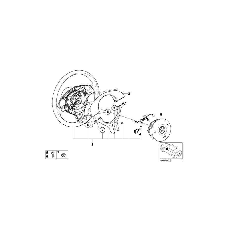 Genuine BMW 32306760154 E46 Cover HOLZ MYRTE (Inc. 316i, 316Ci & 320Cd) | ML Performance UK Car Parts