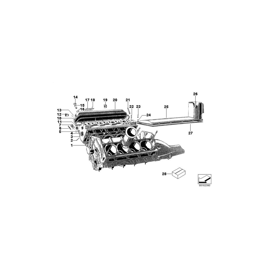 Genuine BMW 11420561212 Gasket 3,2 LITER (Inc. 3200CS, 502 & 501) | ML Performance UK Car Parts