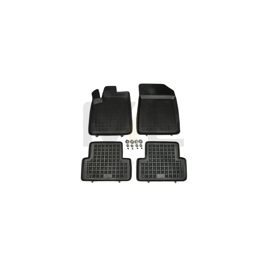 REZAW PLAST Tailored 201214 Floor mat set for CITROﾃ起 C5 Elastomer, Front and Rear, Quantity: 4, Black | ML Performance Car Parts