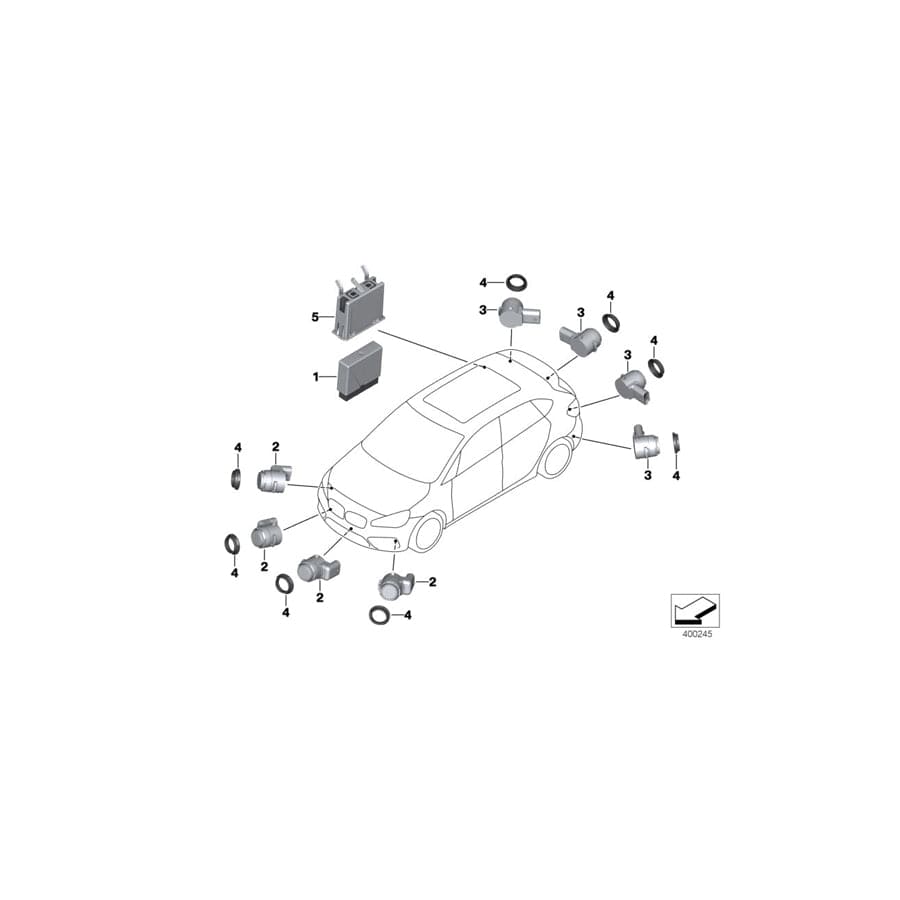 Genuine BMW Mini 66209306408 F56 Holder (Inc. 216d, Cooper D & Cooper SD ALL4) | ML Performance UK Car Parts