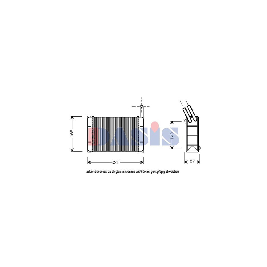 AKS Dasis 099010N Heater Matrix For Ford Fiesta | ML Performance UK