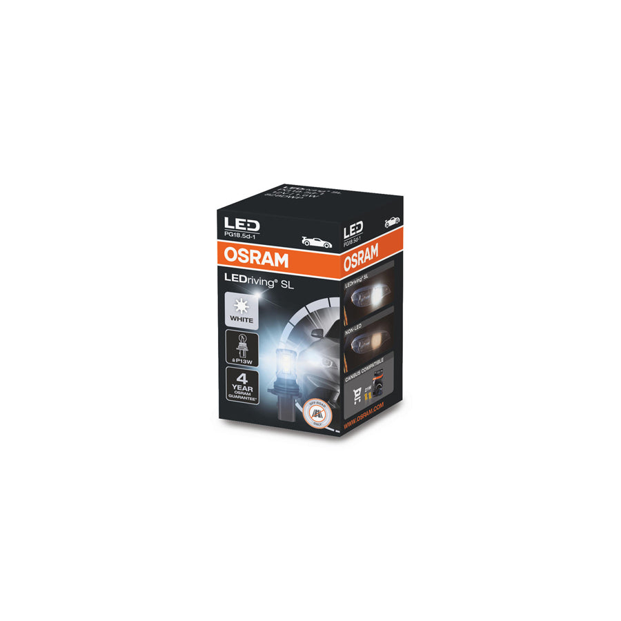 OSRAM  LEDriving SL P13W Cool White Bulb (x1) 12v 1.6W PG18.5d-1 828DWP 1 in Box | ML Performance