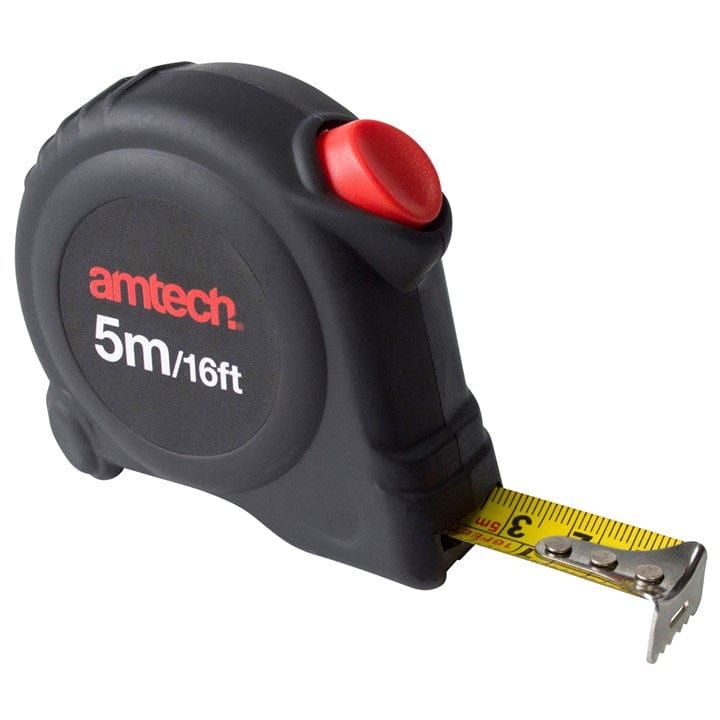 Amtech 5m x 19mm Self Locking Measuring Tape | ML Performance DIY & Power Tools