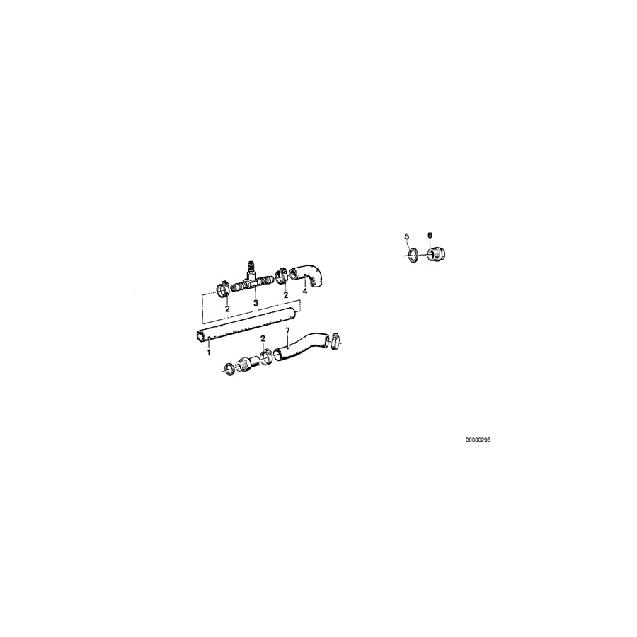 Genuine BMW 11531266457 E12 Hose (Inc. 520) | ML Performance UK Car Parts