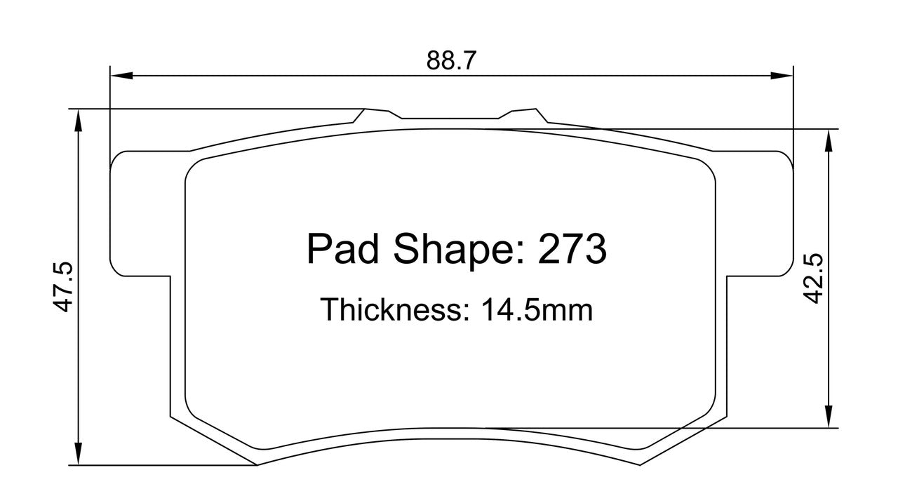 Paragon PBP273 Brake Pads