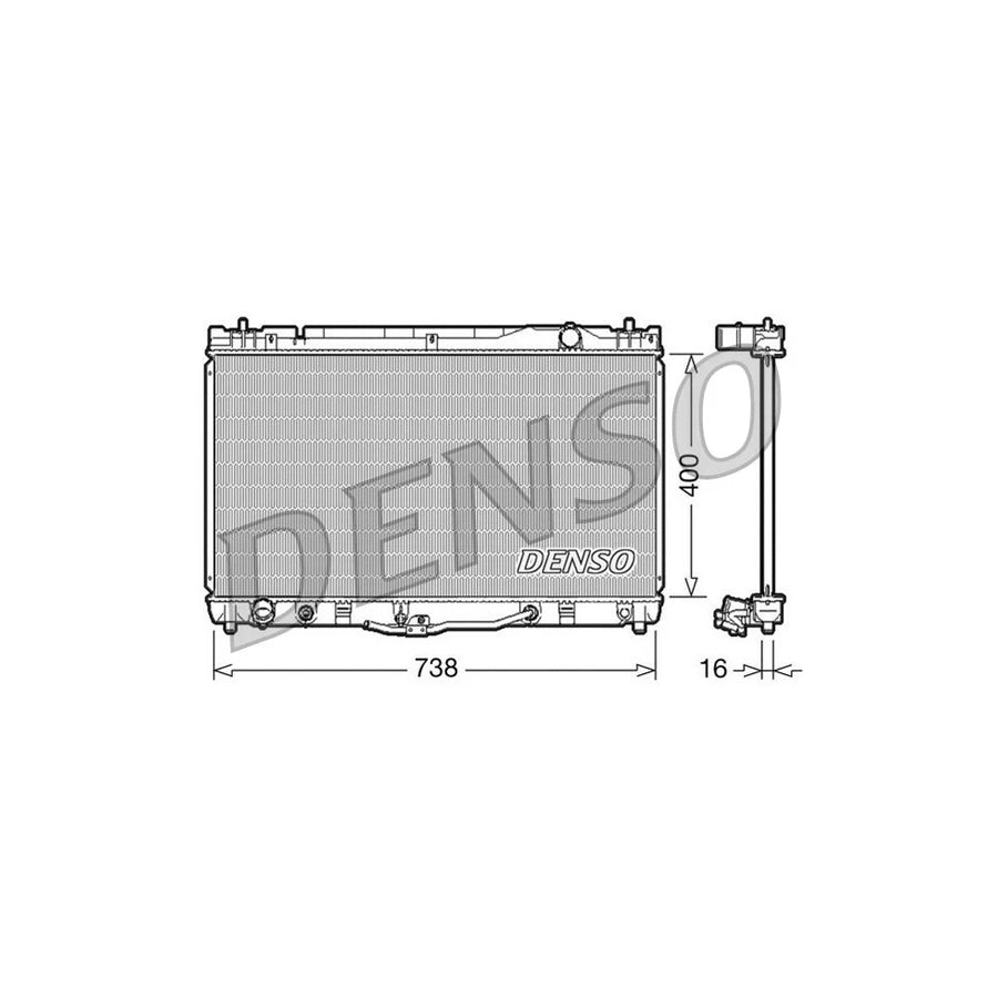 Denso DRM50043 Drm50043 Engine Radiator For Toyota Camry V Saloon (_V3_) | ML Performance UK