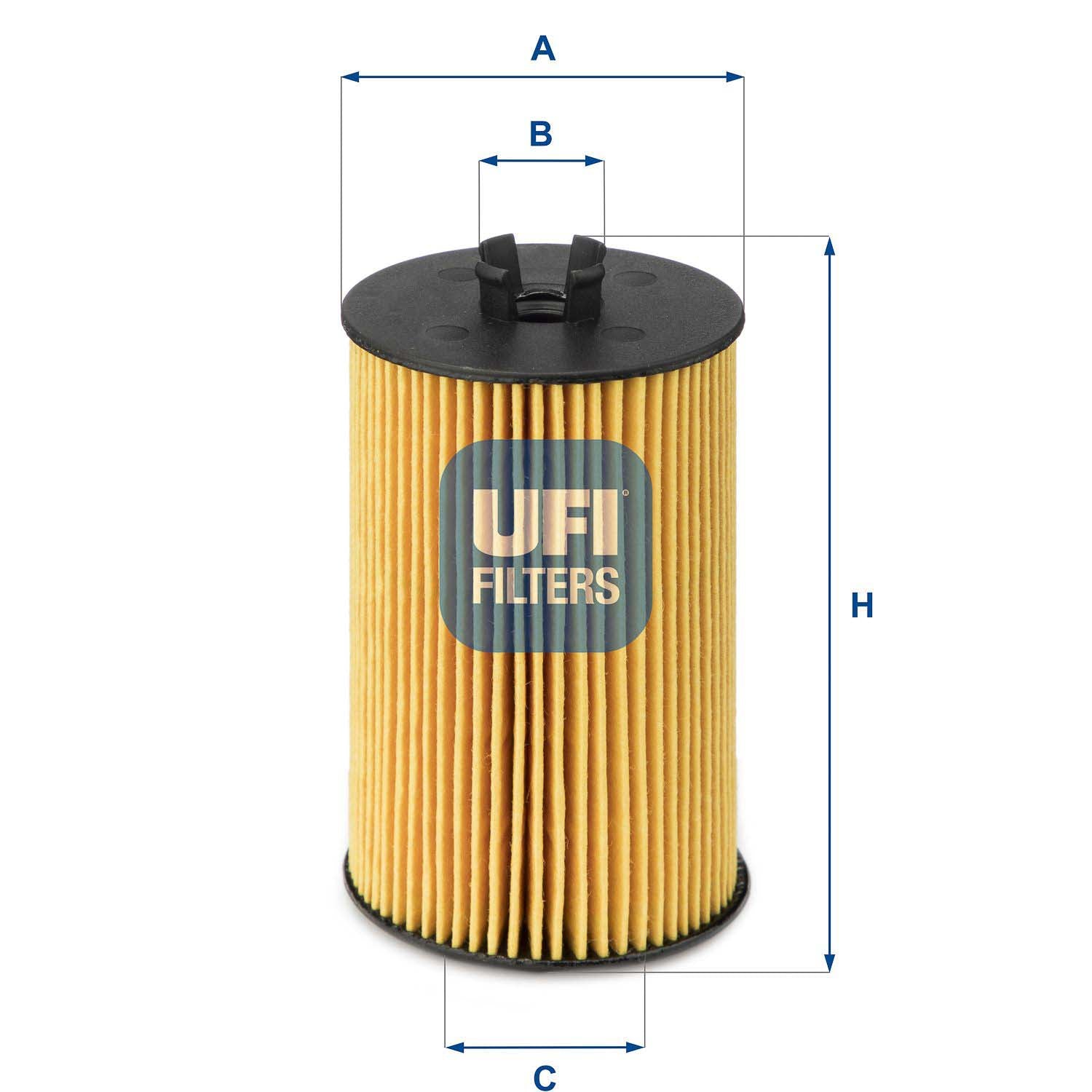 UFI 24.356.00 Fuel Filter For Opel Rekord