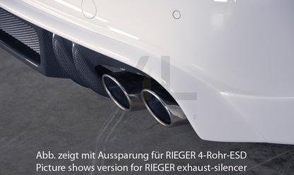 Rieger 00099080 Audi B8 B81 A4 Rear Diffuser 4 | ML Performance UK Car Parts