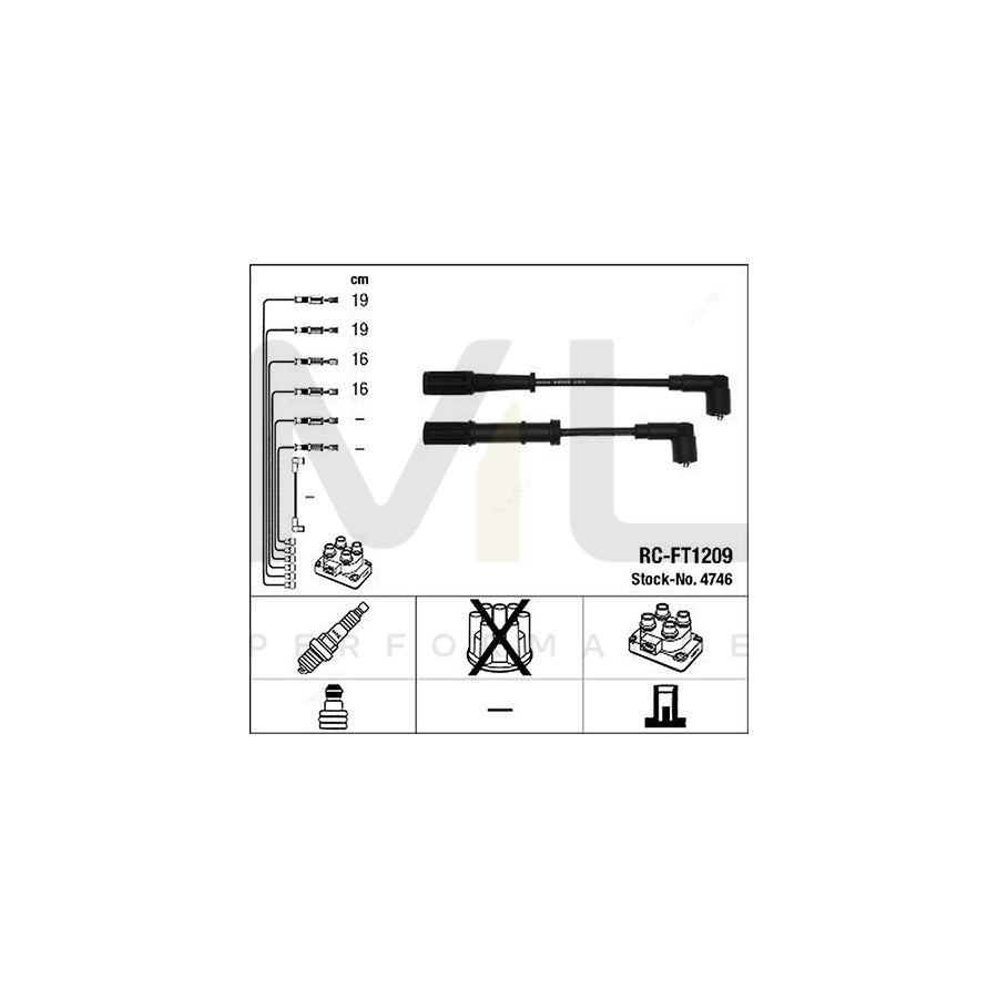 NGK Ignition Cable Kit RC-FT1209 (NGK4746) | ML Car Parts UK | ML Performance