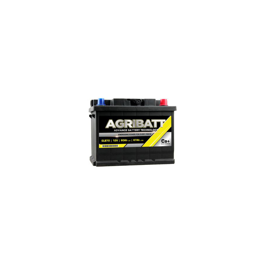 AgriBatt ELB70 Heavy Duty Electric Fence Battery 12V 67Ah c100 | ML Performance UK Car Parts