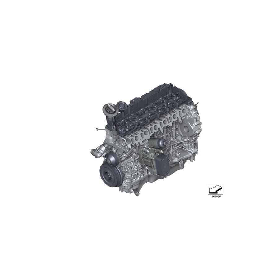 Genuine BMW 11002239383 F07 F13 F06 Exch. Short Engine N57D30B (Inc. 740d, 535d & 640d) | ML Performance UK Car Parts