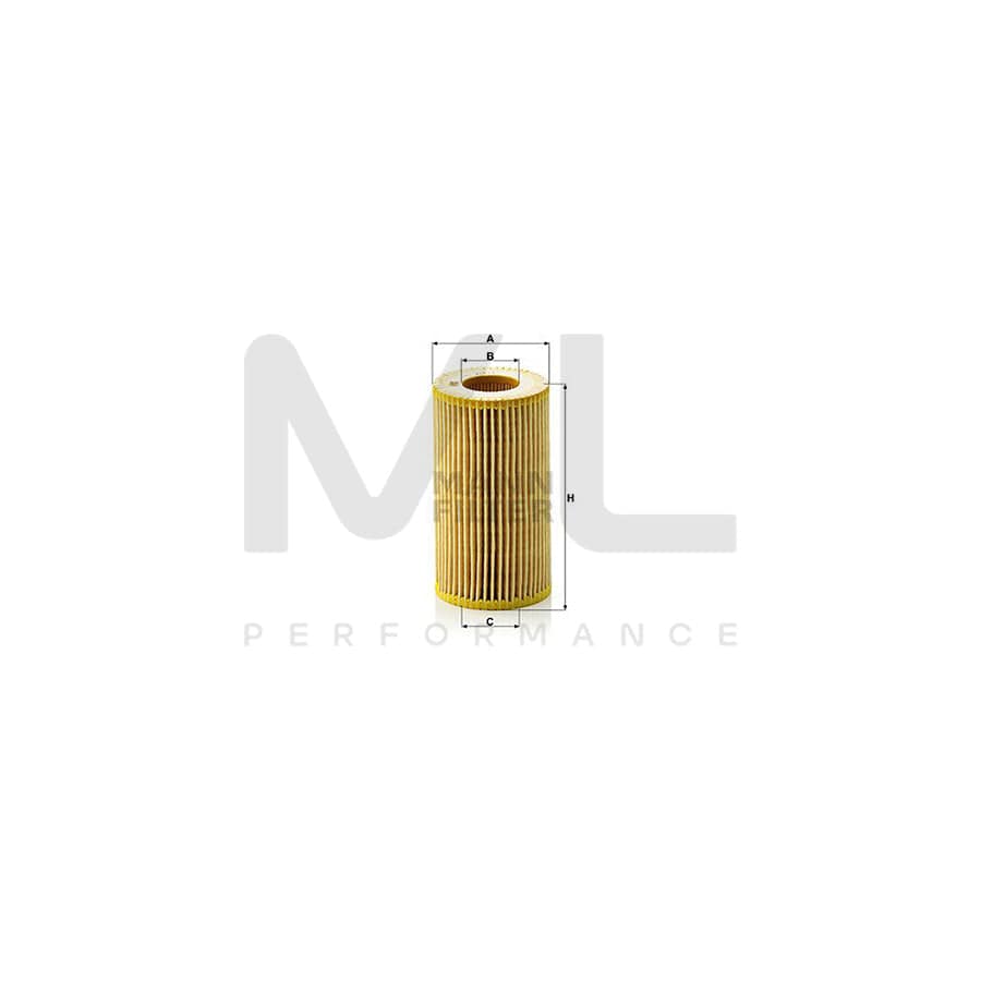 MANN-FILTER HU 718/1 n Oil Filter with seal, Filter Insert | ML Performance Car Parts