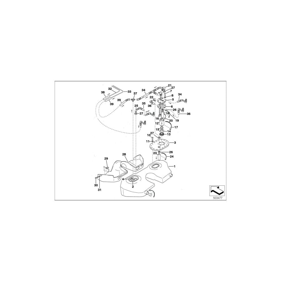 Genuine BMW 11002223103 Classic Hose Clamp 8-16mm (Inc. E36 318iS & E36 320i) | ML Performance UK Car Parts