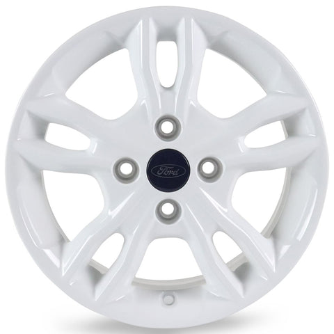 GENUINE FORD 2260969 FIESTA ALLOY WHEEL 15" 5 X 2-SPOKE DESIGN, FROZEN WHITE | ML Performance UK