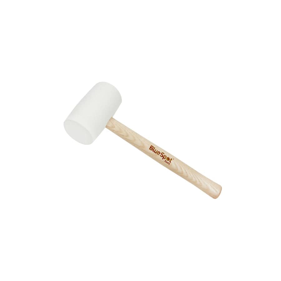 BlueSpot Tools B/S26530 White Rubber Mallet 454g (16oz) | ML Performance UK