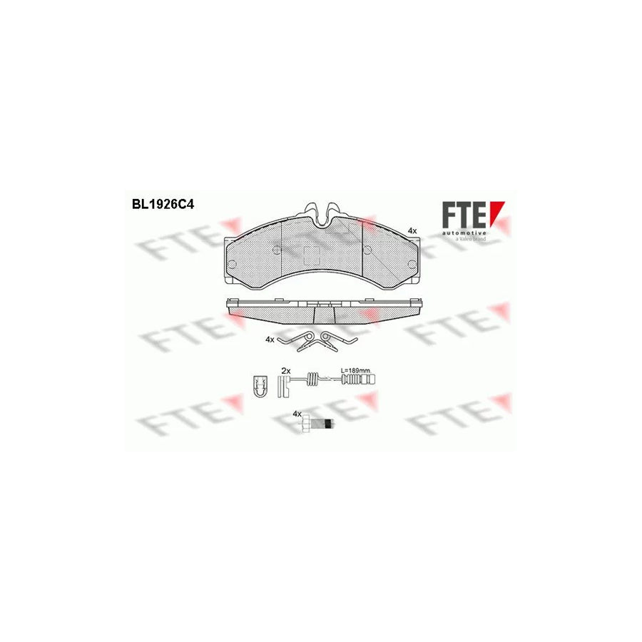 Fte 9010514 Brake Pad Set | ML Performance UK Car Parts