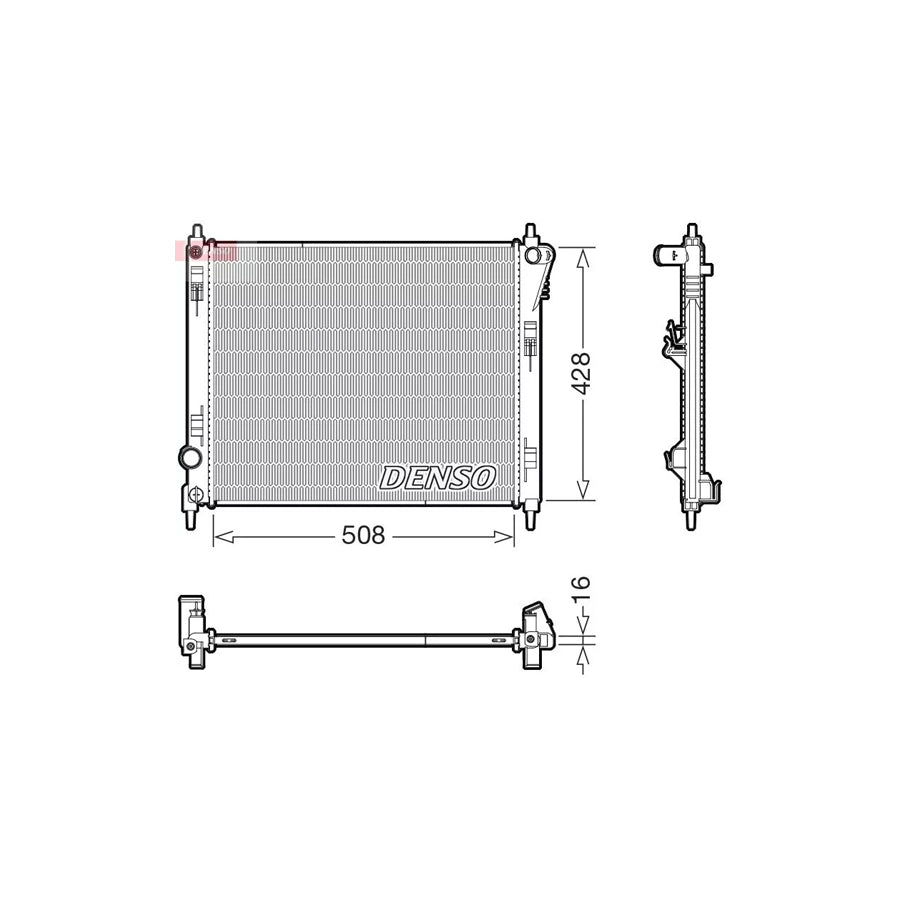 Denso DRM46075 Drm46075 Engine Radiator | ML Performance UK