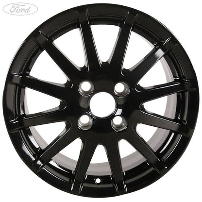 GENUINE FORD 1505627 FUSION FIESTA MK6 16" ALLOY WHEEL 12 SPOKE BLACK 2002-2008 | ML Performance UK