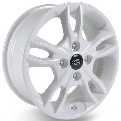 GENUINE FORD 2260969 FIESTA ALLOY WHEEL 15" 5 X 2-SPOKE DESIGN, FROZEN WHITE | ML Performance UK