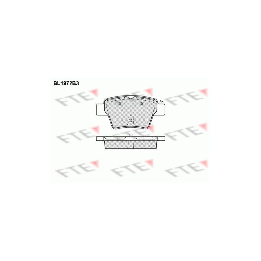 Fte BL1972B3 Brake Pad Set | ML Performance UK Car Parts